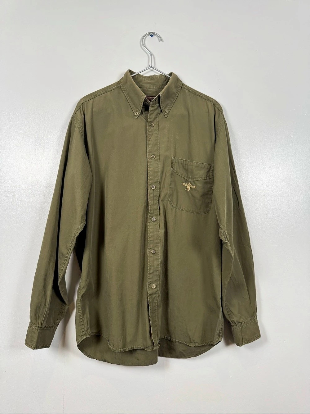Marlboro Classics Men's Cotton Button Down Shirt